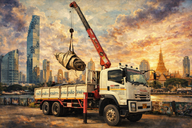 รถกระเช้ารับจ้าง 1963 Transport ยกกระเช้าทำงานที่สูง กรุงเทพและปริมณฑล